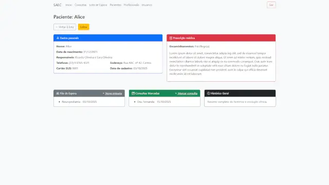 Gestão de Pacientes